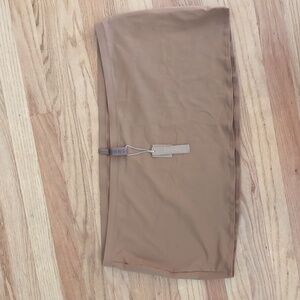 NWT SKIMS Recycled Swim Micro Mini Skirt Almond Size 4X